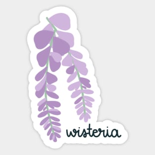 Wisteria Sticker